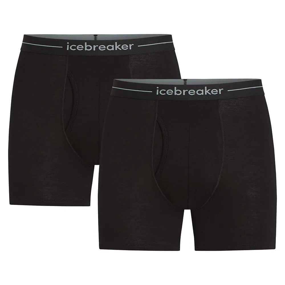 Icebreaker Merino 150 Anatomica Fly Boxershorts 2 Einheiten Icebreaker Merino 150 Anatomica Fly Boxershorts 2 Einheiten