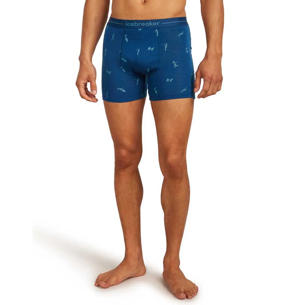 Icebreaker Merino 150 Anatomica Snow Day Boxershorts Icebreaker Merino 150 Anatomica Snow Day Boxershorts