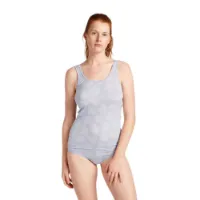 Icebreaker Merino 150 Siren Fresh Ferns Aop Ärmelloses Baselayer