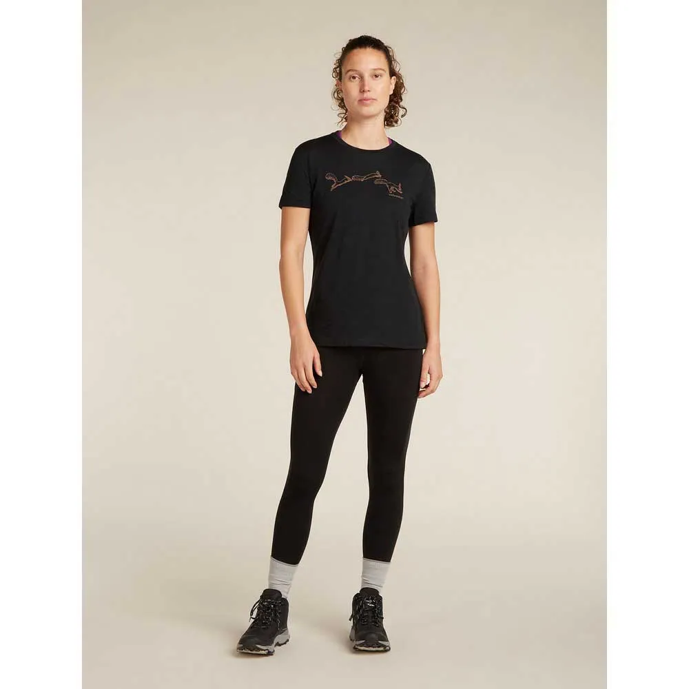 Icebreaker Merino 150 Tech Lite Airbourne Squad Kurzarm-t-shirt