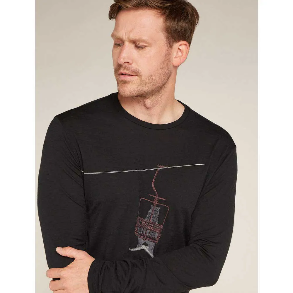 Icebreaker Merino 150 Tech Lite Bear Lift Langarm-t-shirt Icebreaker Merino 150 Tech Lite Bear Lift Langarm-t-shirt