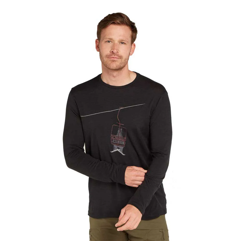 Icebreaker Merino 150 Tech Lite Bear Lift Langarm-t-shirt Icebreaker Merino 150 Tech Lite Bear Lift Langarm-t-shirt