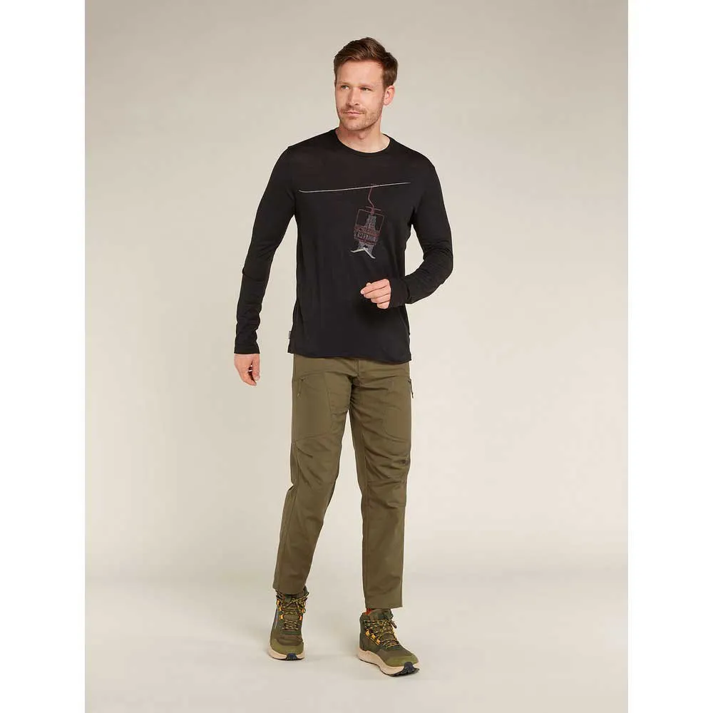 Icebreaker Merino 150 Tech Lite Bear Lift Langarm-t-shirt Icebreaker Merino 150 Tech Lite Bear Lift Langarm-t-shirt