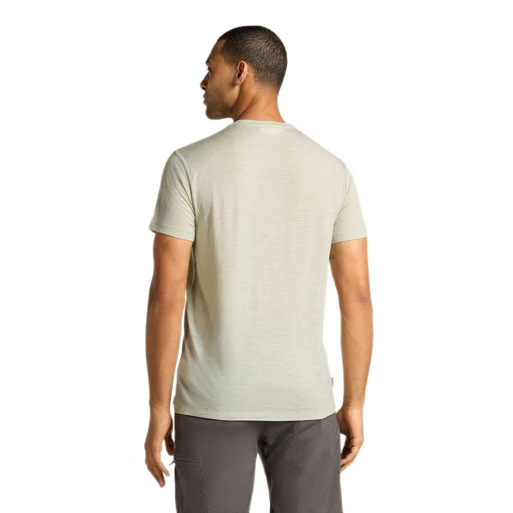 Icebreaker Merino 150 Tech Lite Catch Me Outs Kurzarm-t-shirt, Ashen