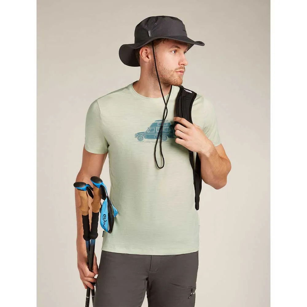 Icebreaker Merino 150 Tech Lite Cosy Camper Kurzarm-t-shirt Icebreaker Merino 150 Tech Lite Cosy Camper Kurzarm-t-shirt