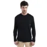 Icebreaker Merino 150 Tech Lite Iii Relaxed Pocket Langarm-t-shirt, Black