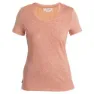 Icebreaker Merino 150 Tech Lite Iii Scoop Through The Woods Kurzarm-t-shirt, Glow
