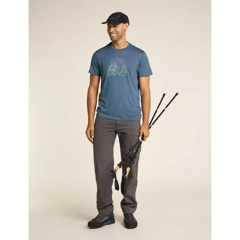 Icebreaker Merino 150 Tech Lite Iii Van Camp Kurzarm-t-shirt Icebreaker Merino 150 Tech Lite Iii Van Camp Kurzarm-t-shirt