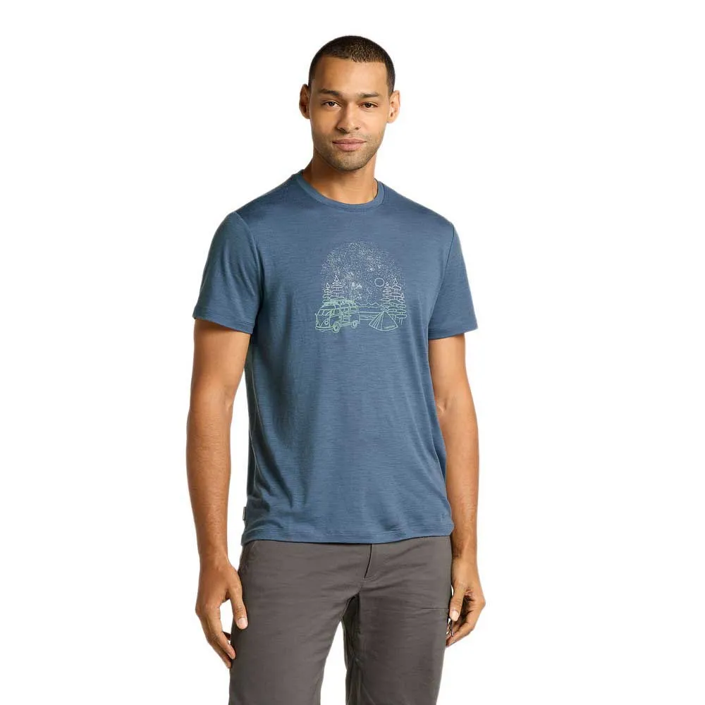 Icebreaker Merino 150 Tech Lite Iii Van Camp Kurzarm-t-shirt Icebreaker Merino 150 Tech Lite Iii Van Camp Kurzarm-t-shirt