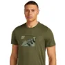 Icebreaker Merino 150 Tech Lite In The Wild Kurzarm-t-shirt