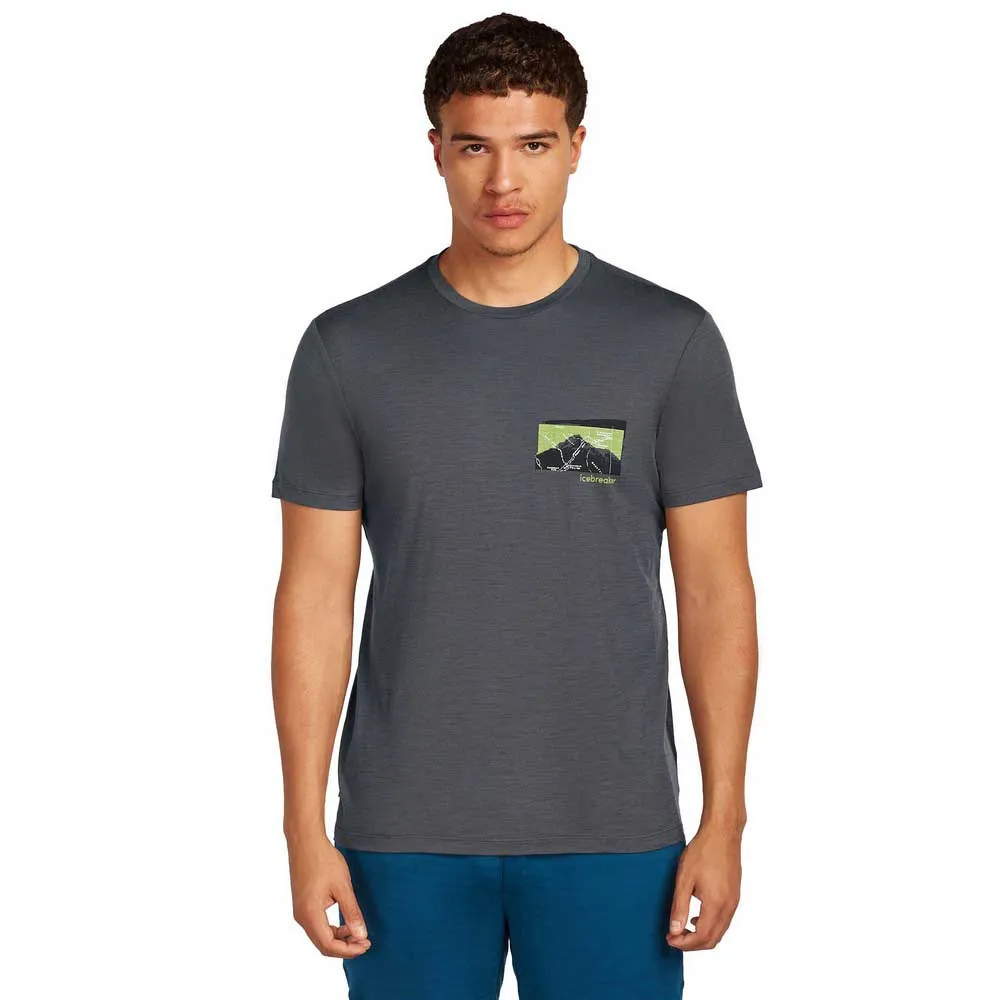 Icebreaker Merino 150 Tech Lite Infographic Kurzarm-t-shirt