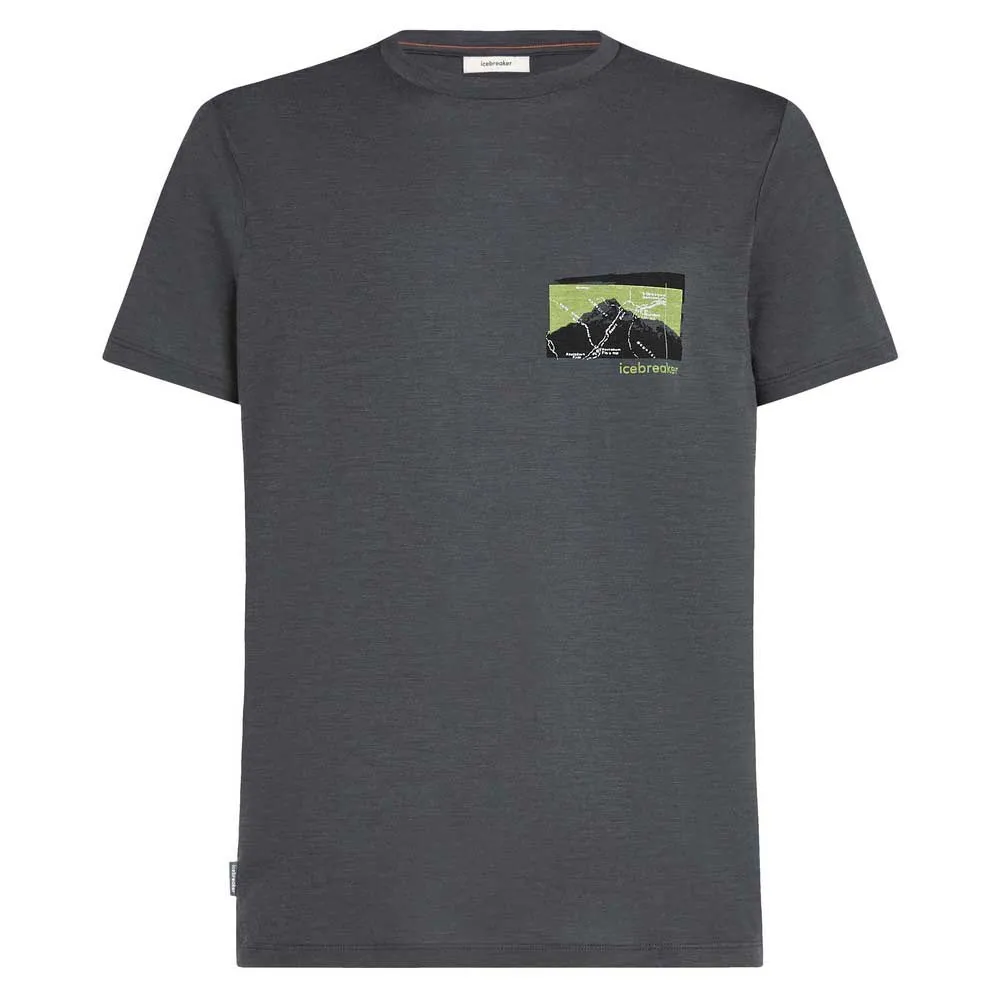 Icebreaker Merino 150 Tech Lite Infographic Kurzarm-t-shirt