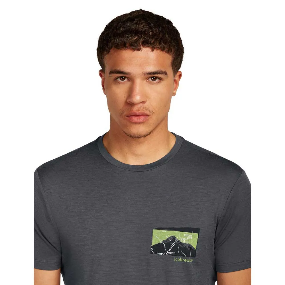 Icebreaker Merino 150 Tech Lite Infographic Kurzarm-t-shirt