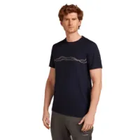 Icebreaker Merino 150 Tech Lite Mountain Pulse Kurzarm-t-shirt Icebreaker Merino 150 Tech Lite Mountain Pulse Kurzarm-t-shirt