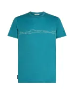Icebreaker Merino 150 Tech Lite Mountain Pulse Kurzarm-t-shirt