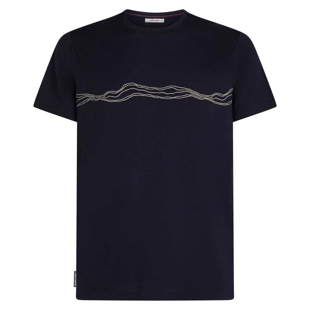 Icebreaker Merino 150 Tech Lite Mountain Pulse Kurzarm-t-shirt Icebreaker Merino 150 Tech Lite Mountain Pulse Kurzarm-t-shirt