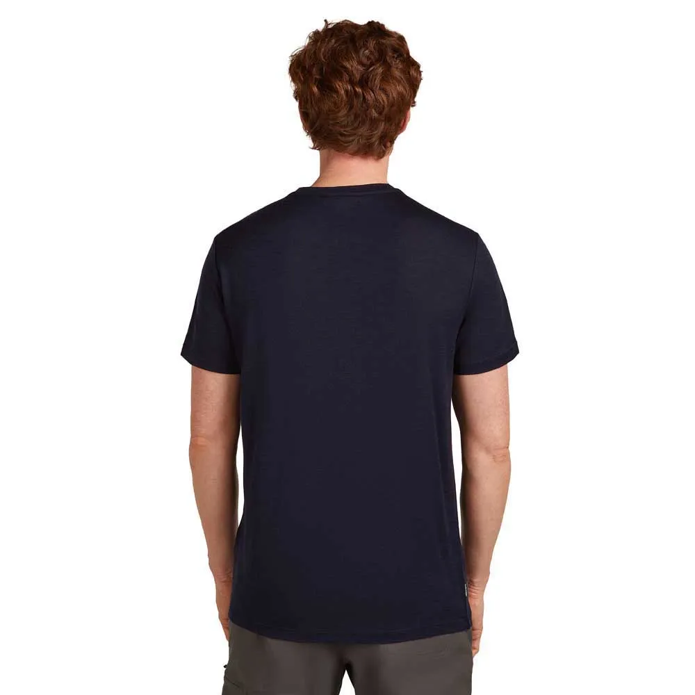 Icebreaker Merino 150 Tech Lite Mountain Pulse Kurzarm-t-shirt Icebreaker Merino 150 Tech Lite Mountain Pulse Kurzarm-t-shirt