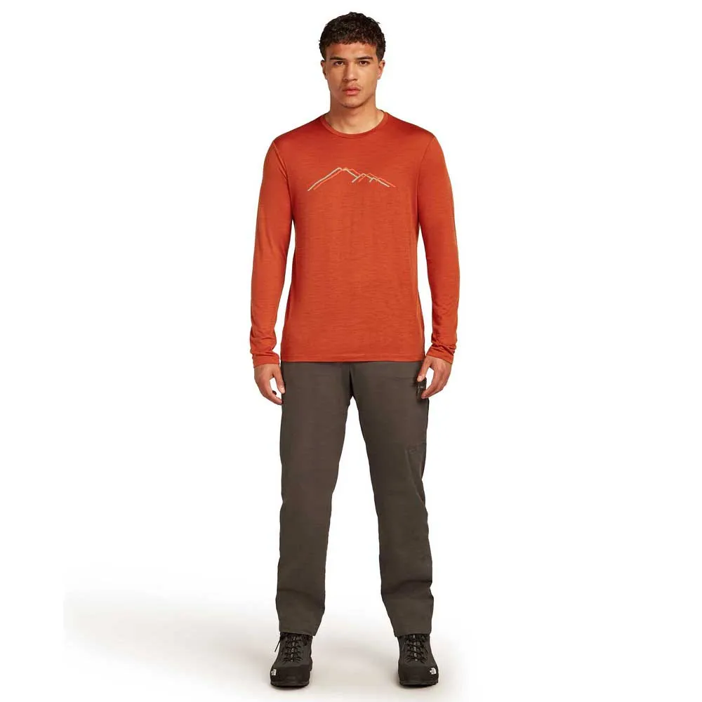 Icebreaker Merino 150 Tech Lite Rainer Ridge Langarm-t-shirt Icebreaker Merino 150 Tech Lite Rainer Ridge Langarm-t-shirt