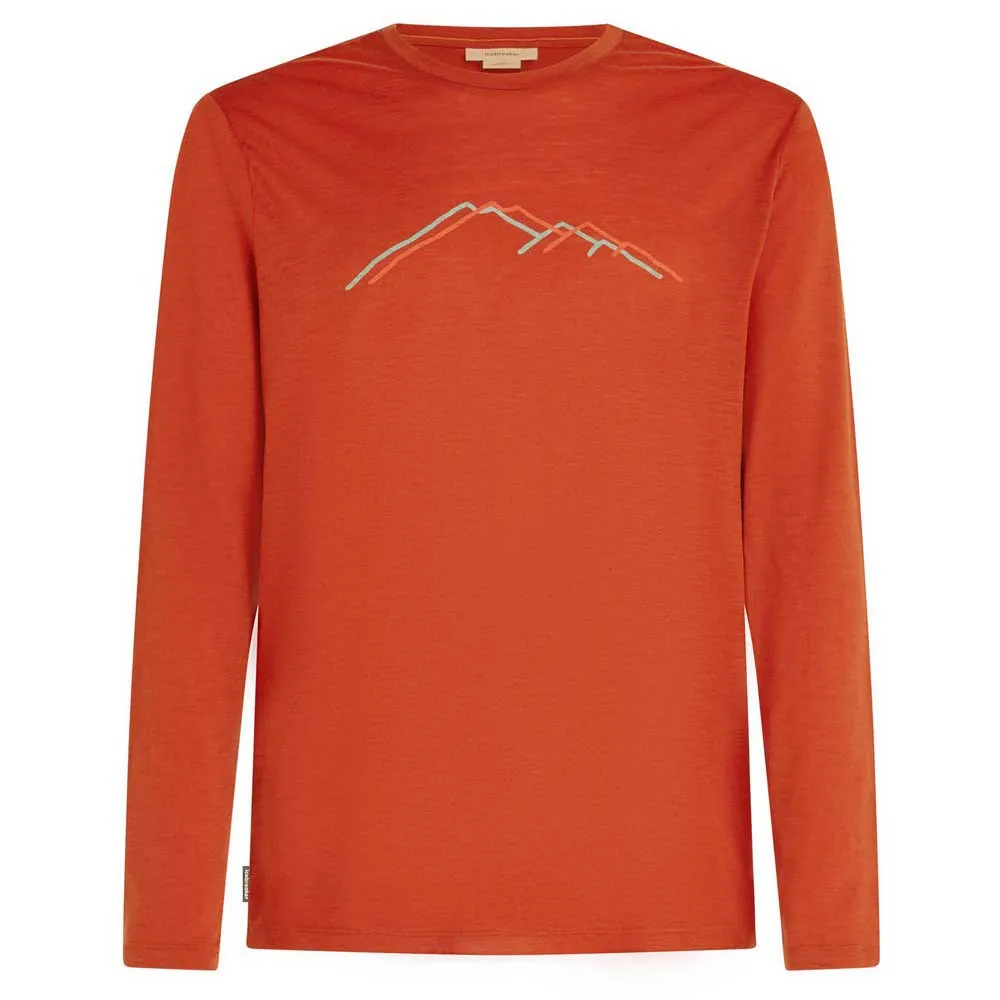 Icebreaker Merino 150 Tech Lite Rainer Ridge Langarm-t-shirt Icebreaker Merino 150 Tech Lite Rainer Ridge Langarm-t-shirt