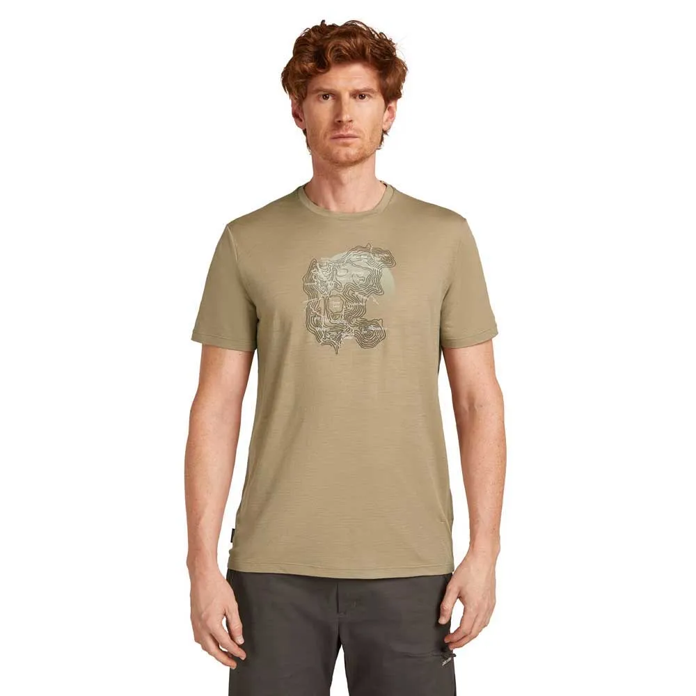 Icebreaker Merino 150 Tech Lite Ruapehu Round Kurzarm-t-shirt Icebreaker Merino 150 Tech Lite Ruapehu Round Kurzarm-t-shirt