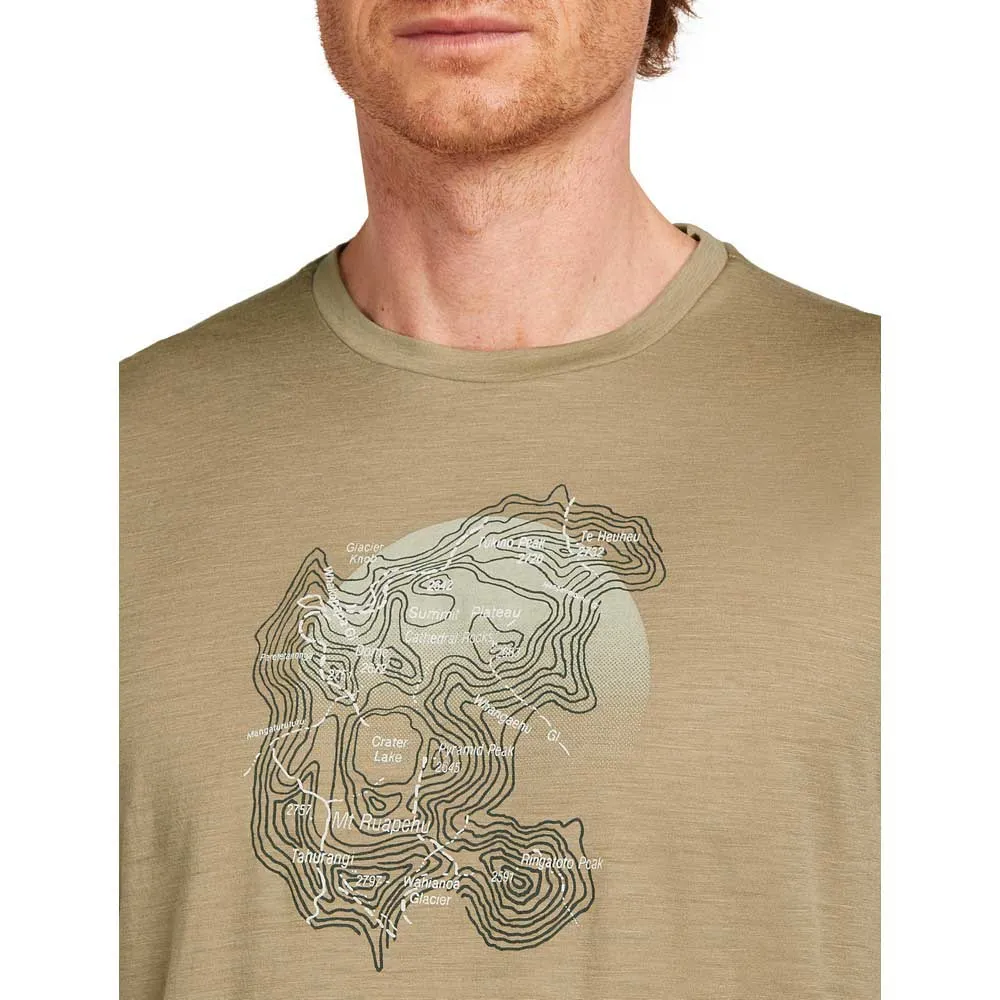 Icebreaker Merino 150 Tech Lite Ruapehu Round Kurzarm-t-shirt Icebreaker Merino 150 Tech Lite Ruapehu Round Kurzarm-t-shirt