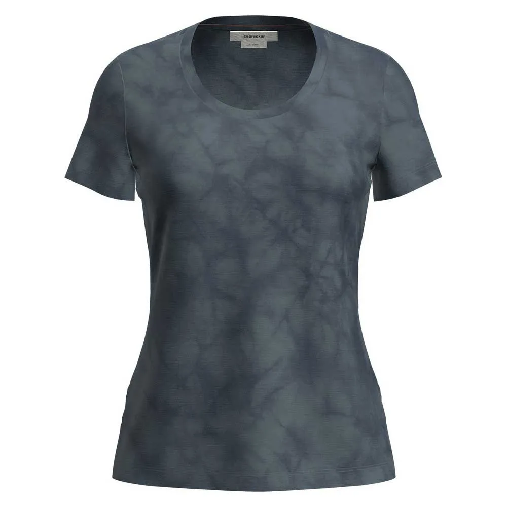 Icebreaker Merino 150 Tech Lite Scoop Cloud Dye Kurzarm-t-shirt, Blue ash / dawn / cloud dye