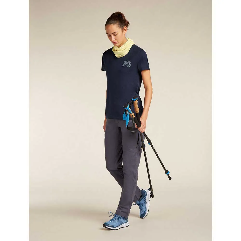 Icebreaker Merino 150 Tech Lite Single Line Camp Kurzarm-t-shirt