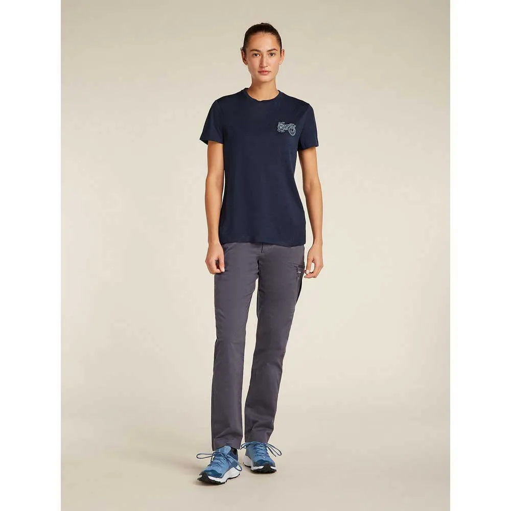 Icebreaker Merino 150 Tech Lite Single Line Camp Kurzarm-t-shirt