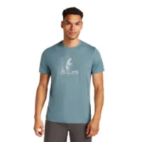 Icebreaker Merino 150 Tech Lite Skiing Yeti Kurzarm-t-shirt Icebreaker Merino 150 Tech Lite Skiing Yeti Kurzarm-t-shirt