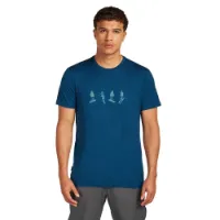 Icebreaker Merino 150 Tech Lite Snow Day Kurzarm-t-shirt Icebreaker Merino 150 Tech Lite Snow Day Kurzarm-t-shirt