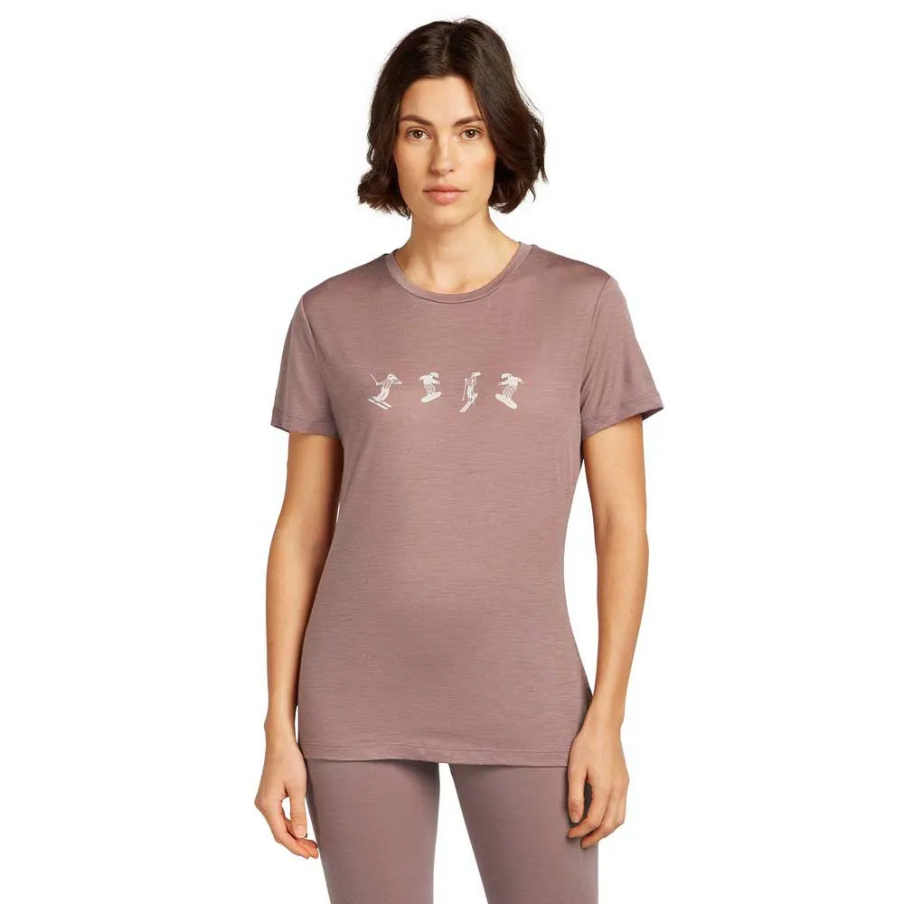 Icebreaker Merino 150 Tech Lite Snow Day Kurzarm-t-shirt Icebreaker Merino 150 Tech Lite Snow Day Kurzarm-t-shirt