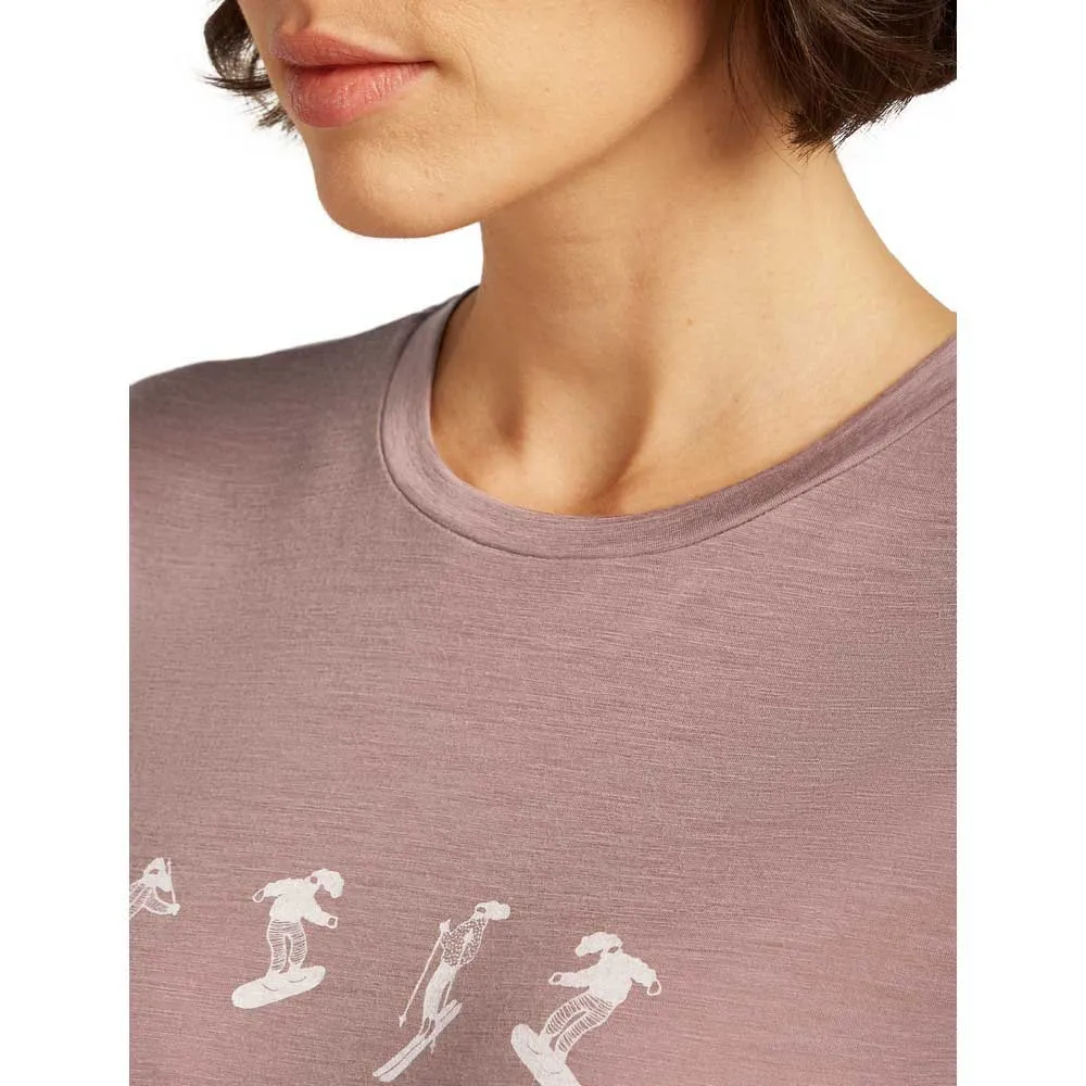 Icebreaker Merino 150 Tech Lite Snow Day Kurzarm-t-shirt Icebreaker Merino 150 Tech Lite Snow Day Kurzarm-t-shirt