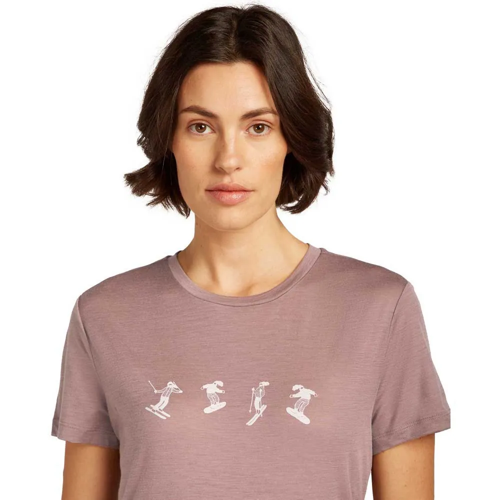 Icebreaker Merino 150 Tech Lite Snow Day Kurzarm-t-shirt Icebreaker Merino 150 Tech Lite Snow Day Kurzarm-t-shirt