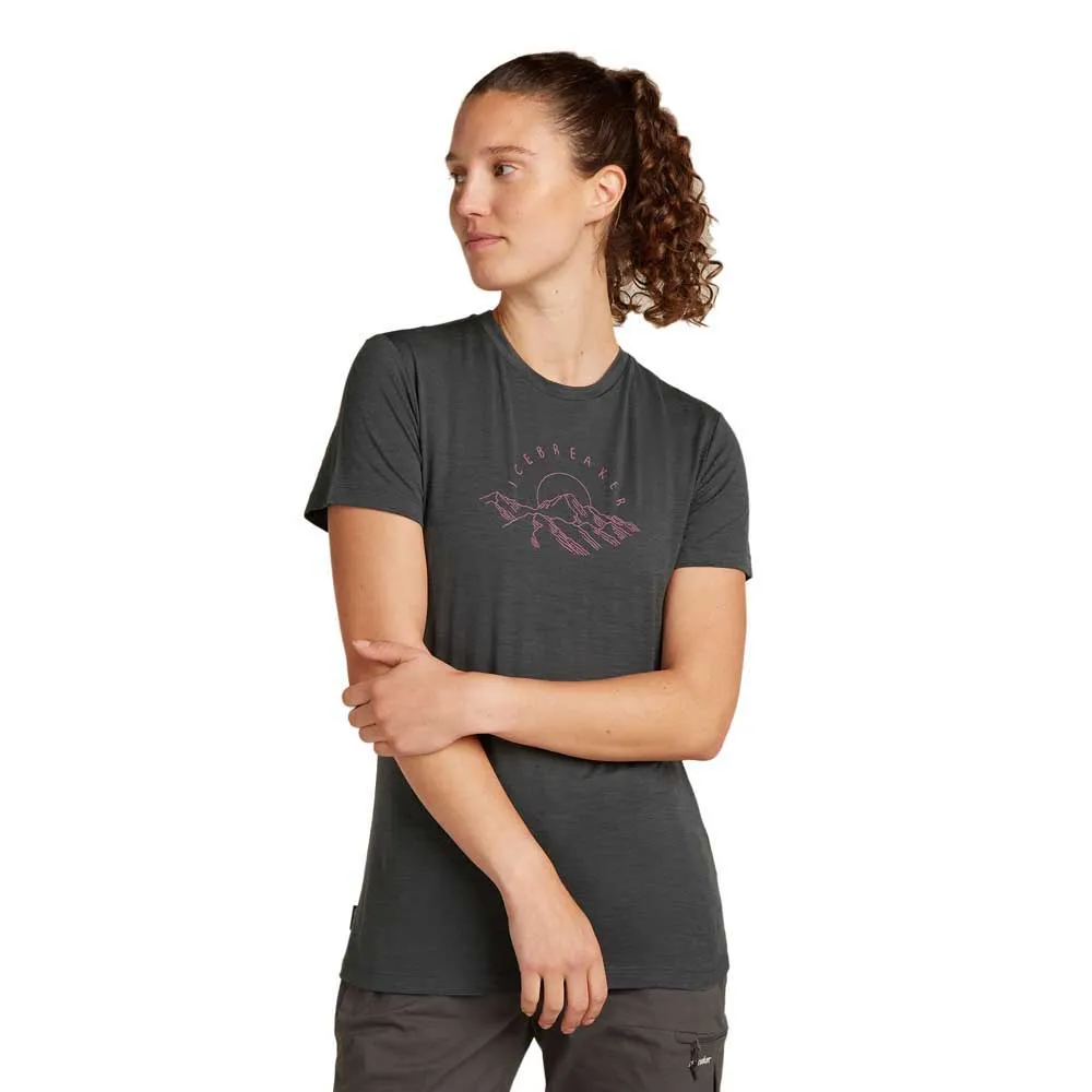 Icebreaker Merino 150 Tech Lite Sunrise Summit Kurzarm-t-shirt