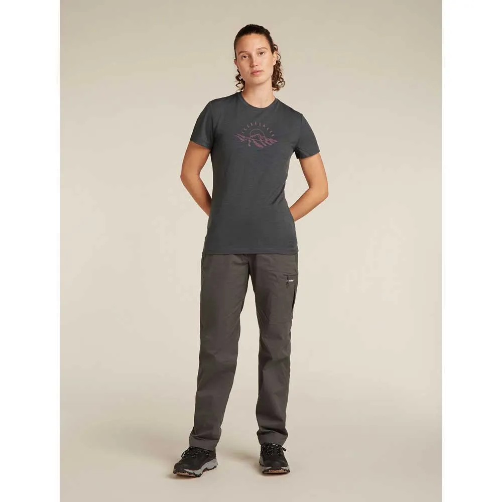 Icebreaker Merino 150 Tech Lite Sunrise Summit Kurzarm-t-shirt