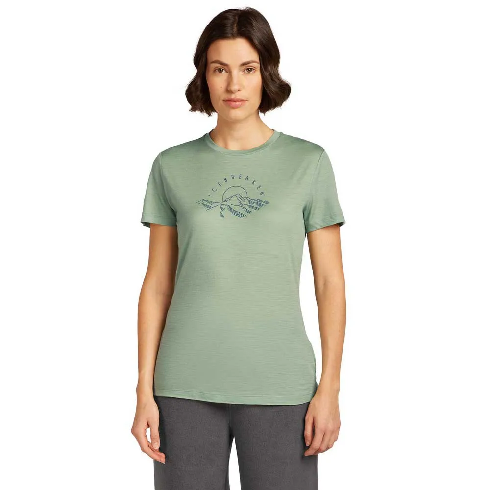 Icebreaker Merino 150 Tech Lite Sunrise Summit Kurzarm-t-shirt