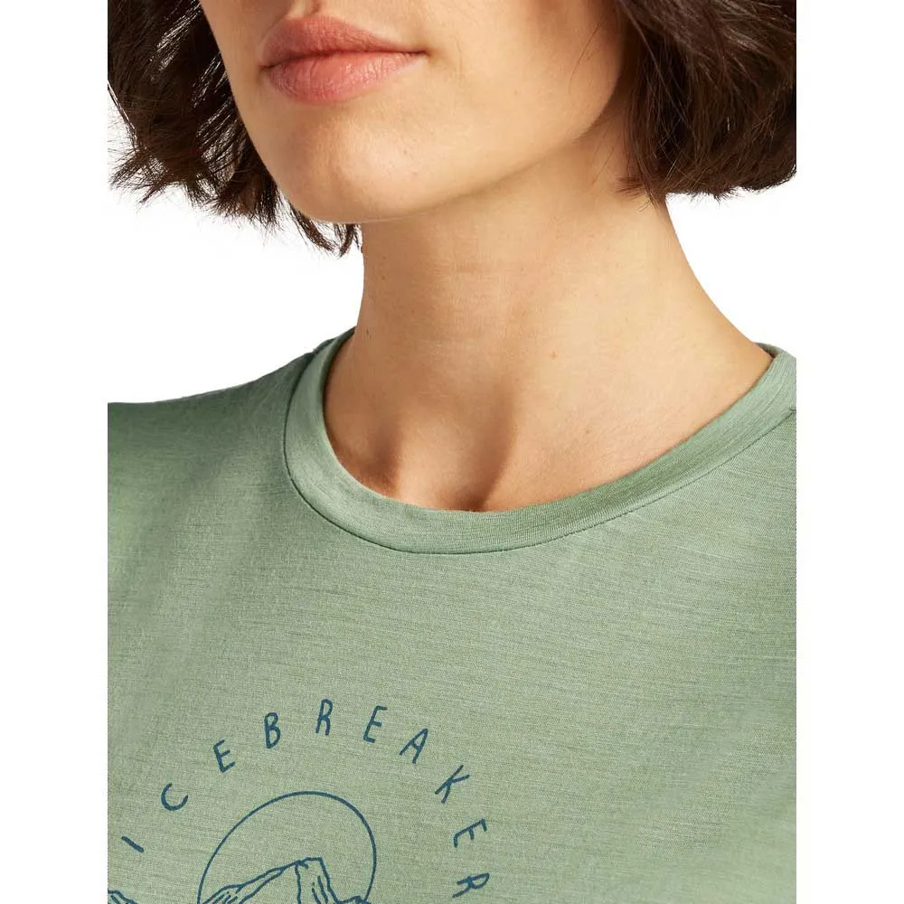 Icebreaker Merino 150 Tech Lite Sunrise Summit Kurzarm-t-shirt