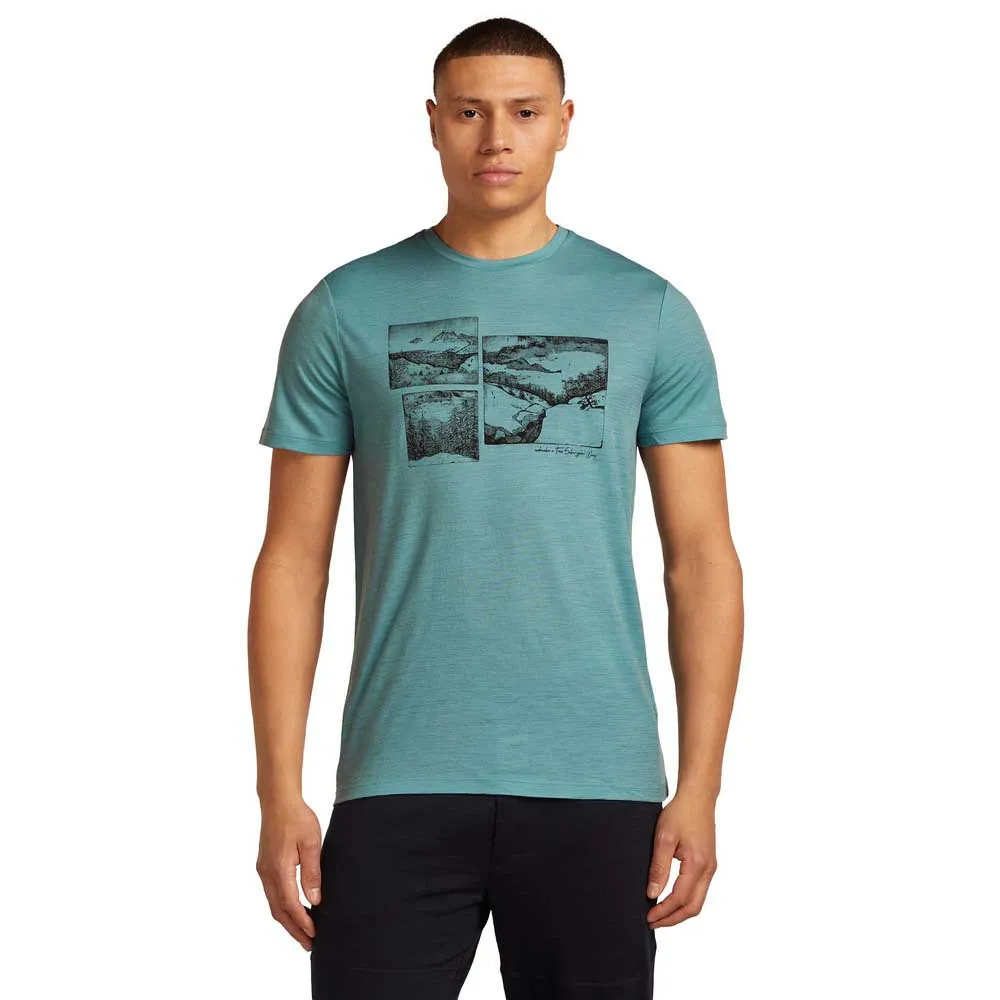 Icebreaker Merino 150 Tech Lite The Climb Kurzarm-t-shirt Icebreaker Merino 150 Tech Lite The Climb Kurzarm-t-shirt