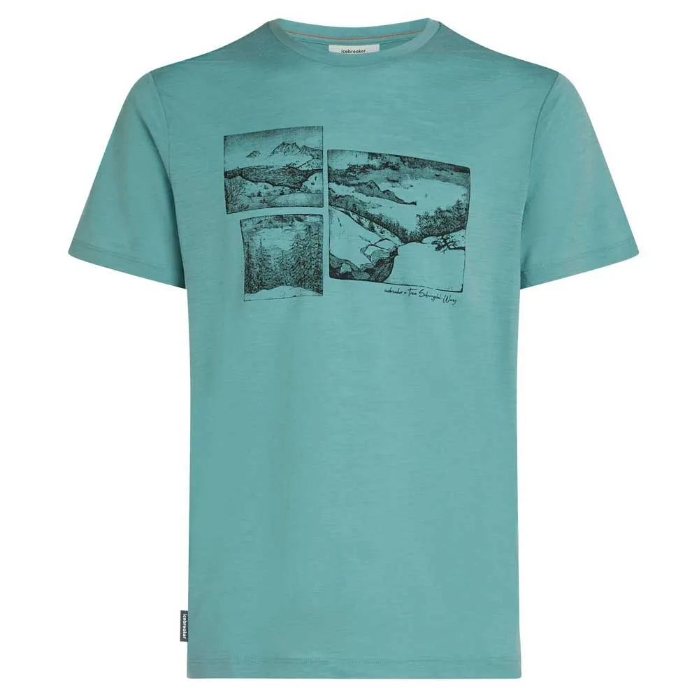 Icebreaker Merino 150 Tech Lite The Climb Kurzarm-t-shirt Icebreaker Merino 150 Tech Lite The Climb Kurzarm-t-shirt