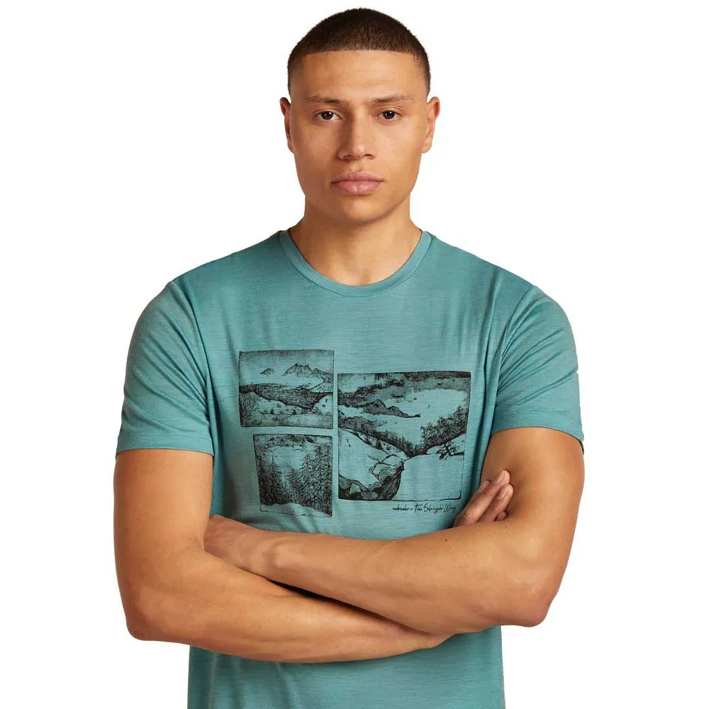 Icebreaker Merino 150 Tech Lite The Climb Kurzarm-t-shirt Icebreaker Merino 150 Tech Lite The Climb Kurzarm-t-shirt