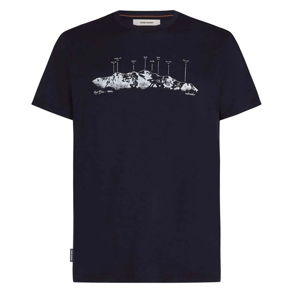 Icebreaker Merino 150 Tech Lite The Peaks Kurzarm-t-shirt Icebreaker Merino 150 Tech Lite The Peaks Kurzarm-t-shirt