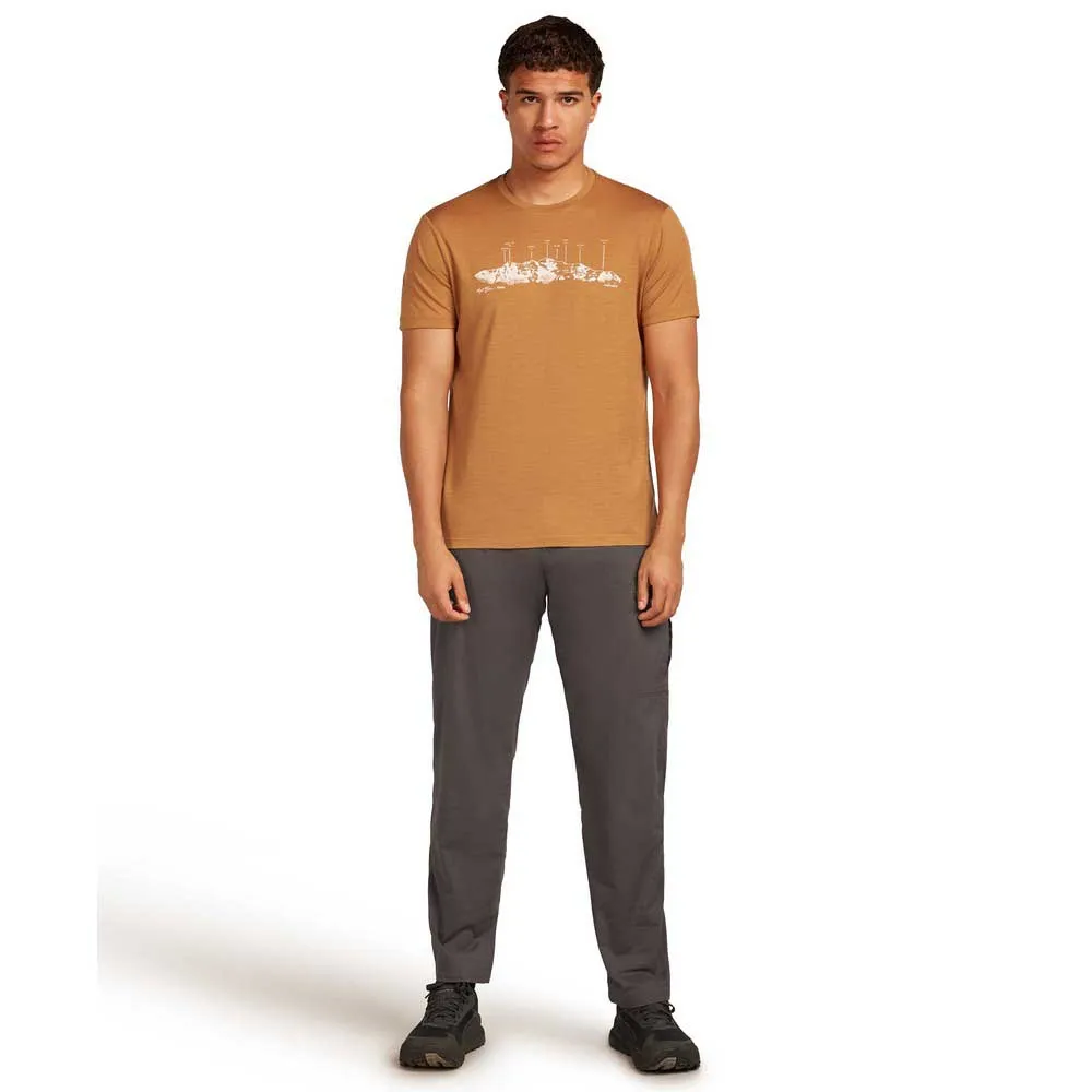 Icebreaker Merino 150 Tech Lite The Peaks Kurzarm-t-shirt
