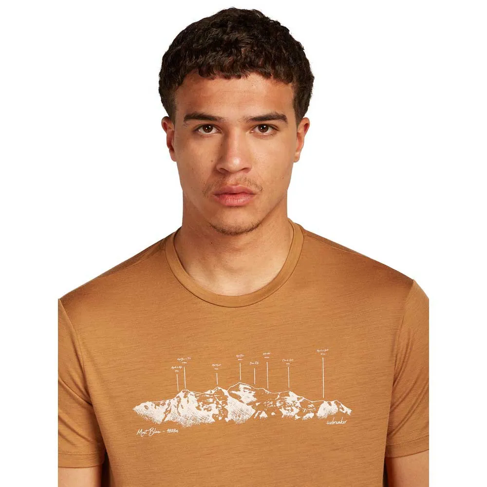 Icebreaker Merino 150 Tech Lite The Peaks Kurzarm-t-shirt