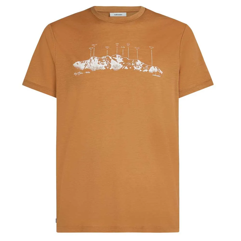 Icebreaker Merino 150 Tech Lite The Peaks Kurzarm-t-shirt