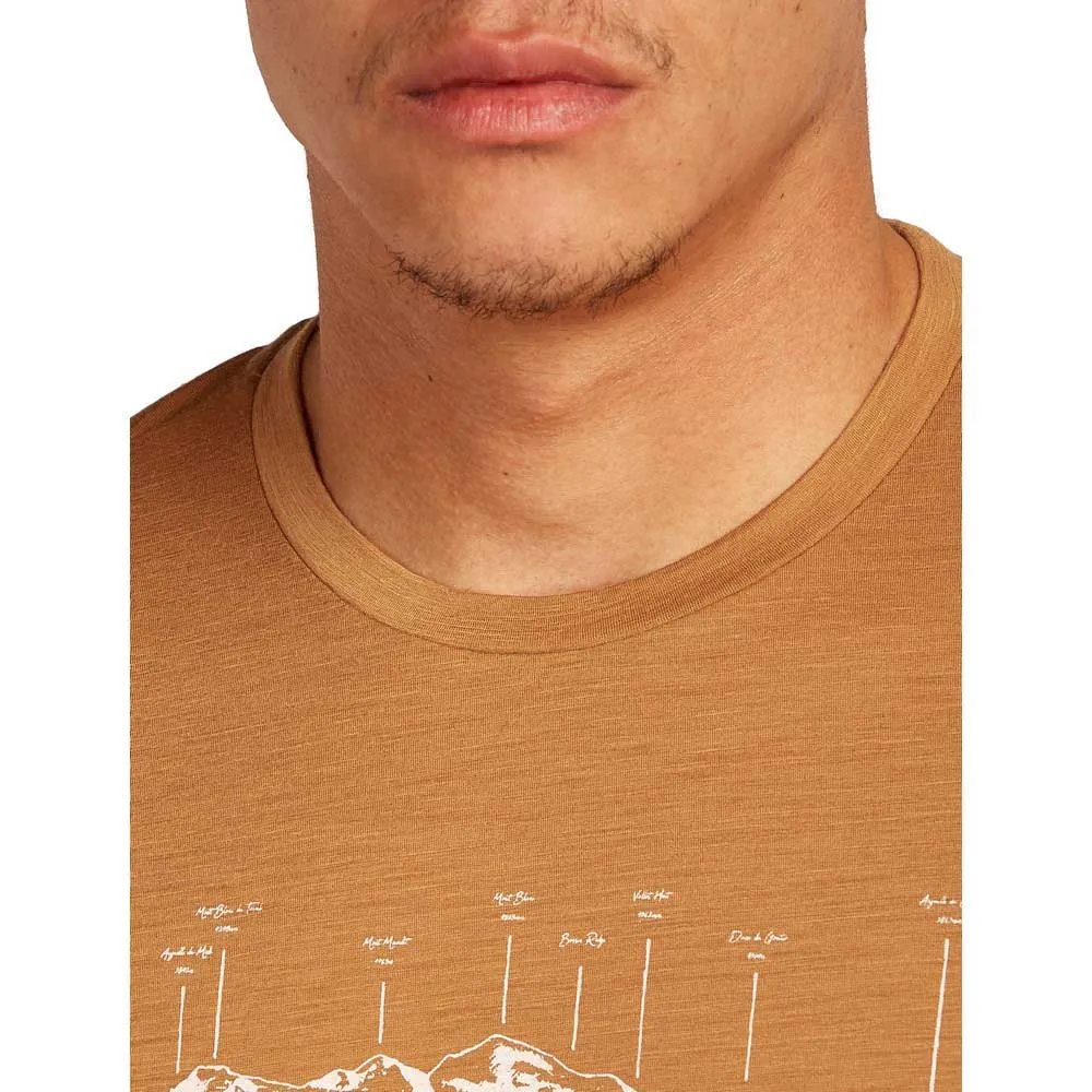 Icebreaker Merino 150 Tech Lite The Peaks Kurzarm-t-shirt