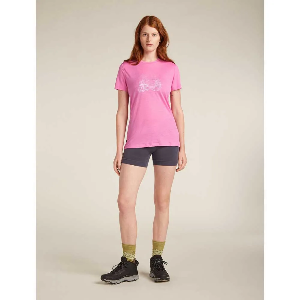 Icebreaker Merino 150 Tech Lite Van Camp Kurzarm-t-shirt Icebreaker Merino 150 Tech Lite Van Camp Kurzarm-t-shirt