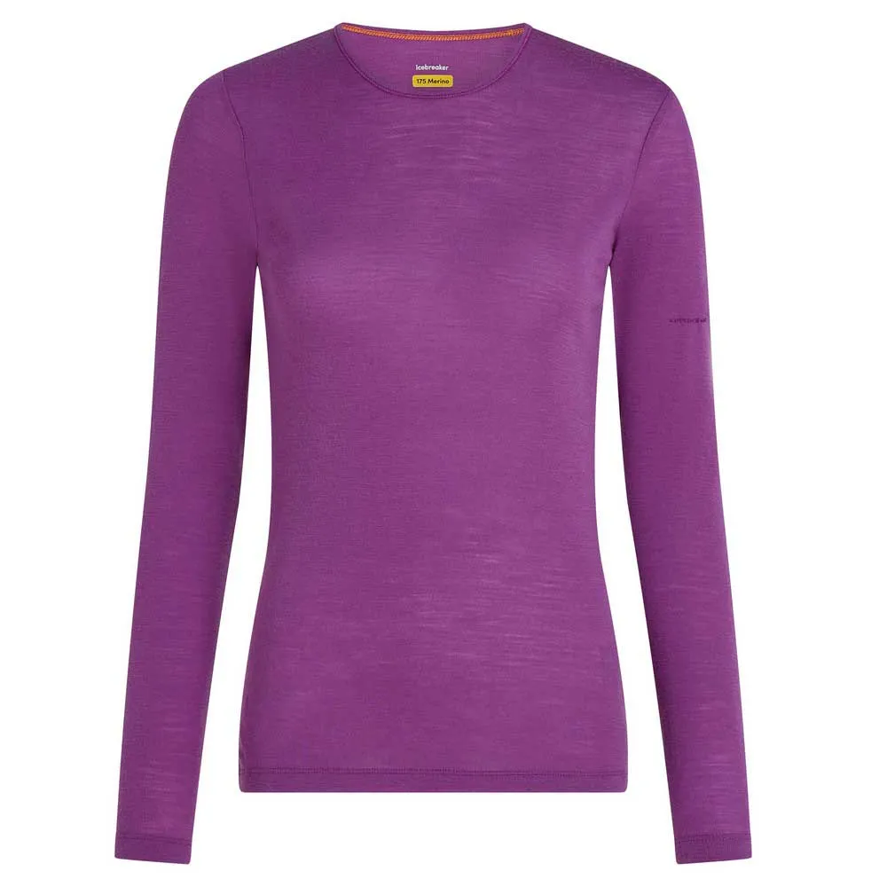 Icebreaker Merino 175 Everyday Crewe Langarm-baselayer, Passion Icebreaker Merino 175 Everyday Crewe Langarm-baselayer, Passion