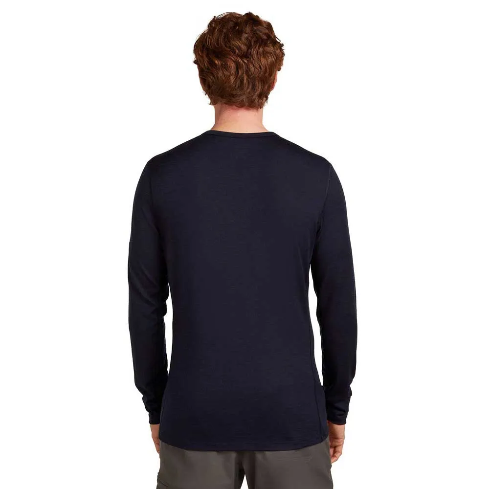 Icebreaker Merino 200 Oasis Crewe Elevation Line Langarm-baselayer