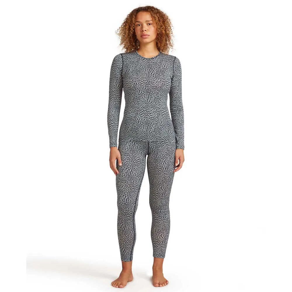 Icebreaker Merino 200 Oasis Crewe Flock Forms Aop Langarm-baselayer