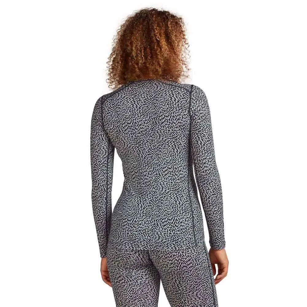 Icebreaker Merino 200 Oasis Crewe Flock Forms Aop Langarm-baselayer
